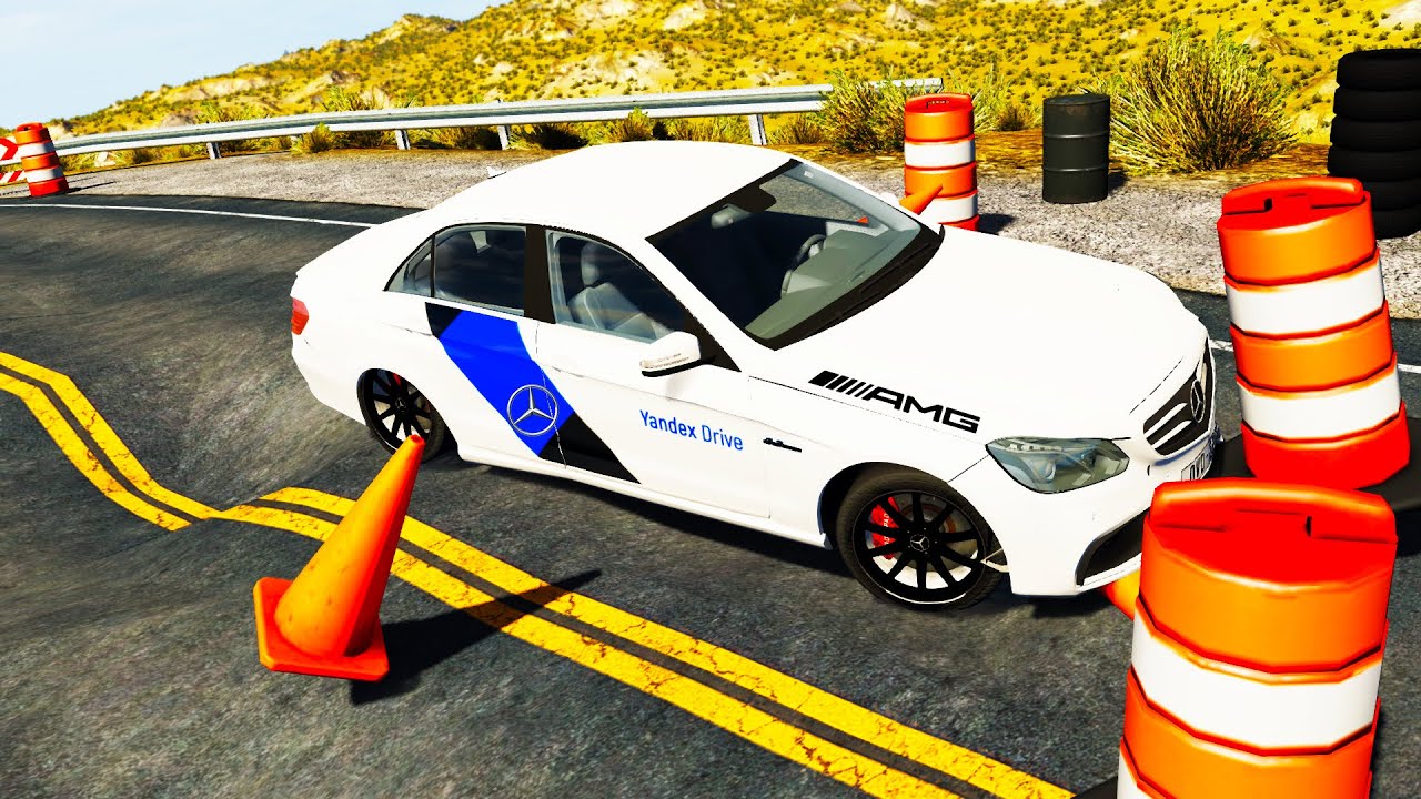 Cars vs Extreme Potholes #4 | BeamNG DRIVE