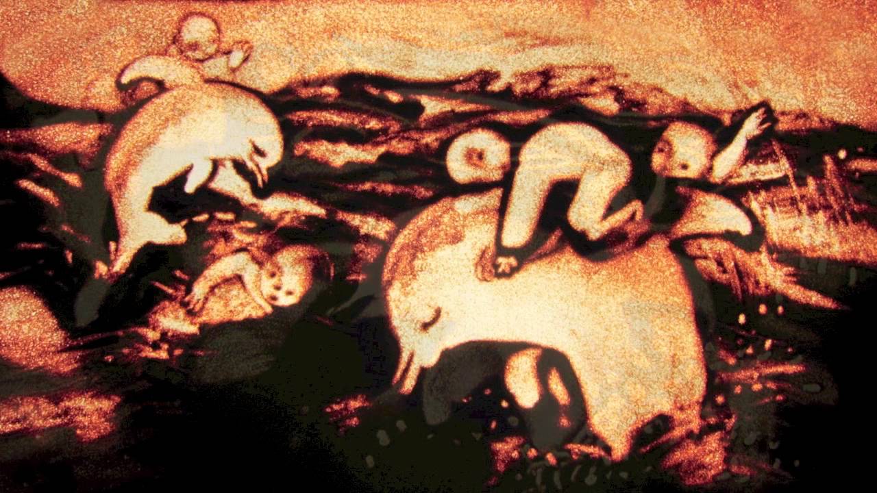 ANNULUK - Sandcollage by Anne Löper