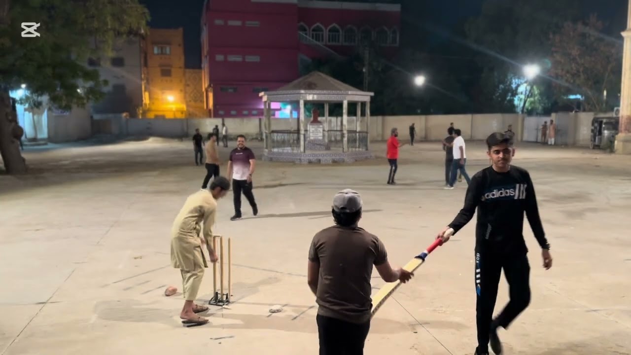 Ramadan night cricket match 