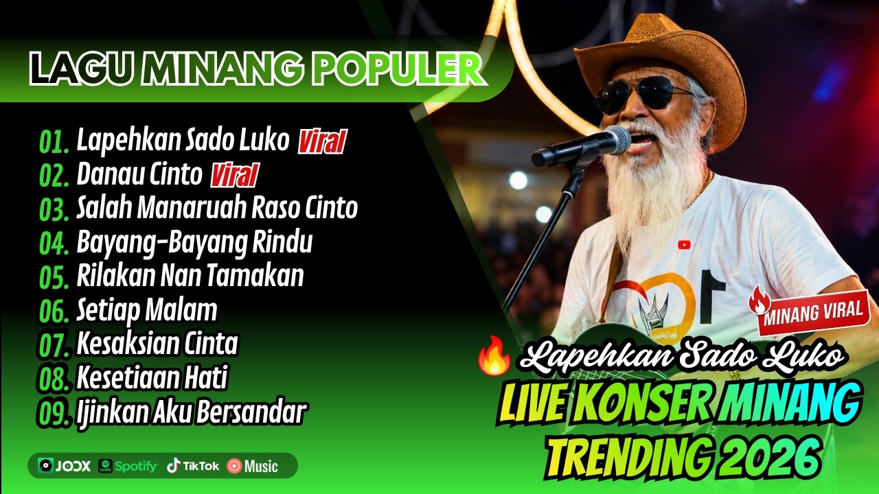 LAPEHKAN SADO LUKO (Live Konser Minang AI) | DANAU CINTO || LAGU MINANG TRENDING 2026