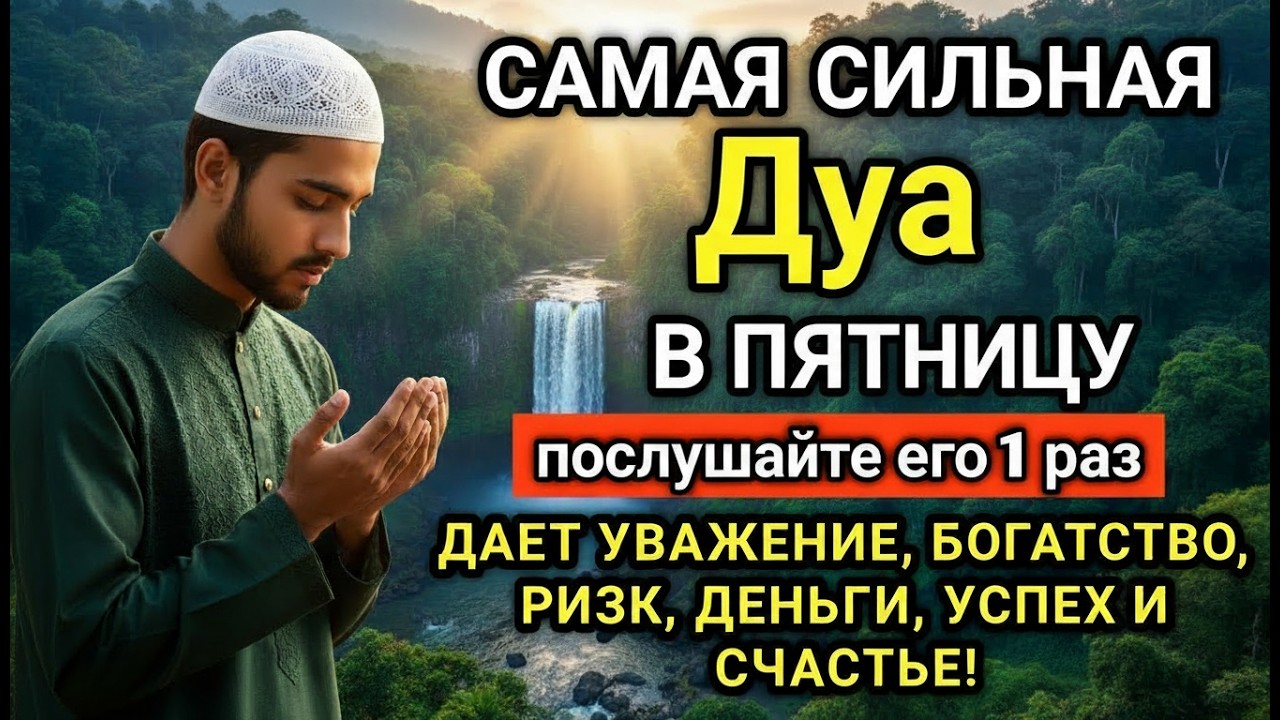 🌟☝️ САМАЯ СИЛЬНАЯ Дуа в пятницу Все желания сбываются! #дуа