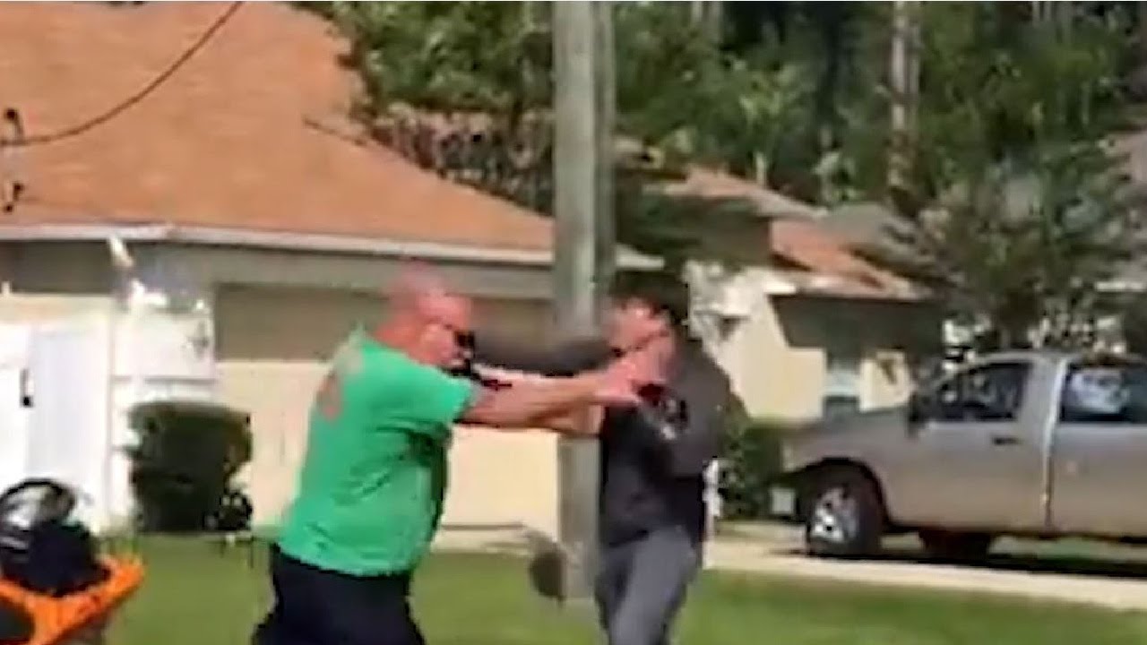 Road rage brawl caught on camera in Florida