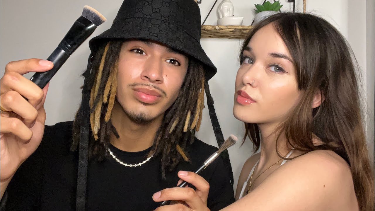 ASMR| boyfriend does my makeup 🫣💋