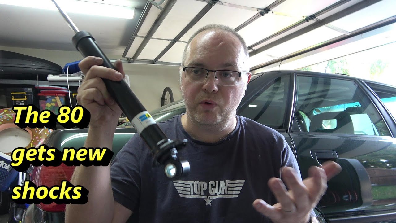 Audi 80 B4 gets new Rear Shocks