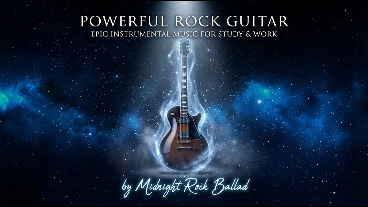Powerful Rock Guitar | Epic Instrumental Music for Study & Work