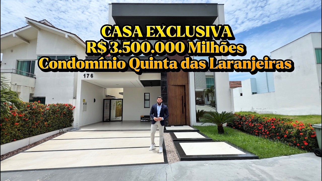 CASA EXCLUSIVA PROJETO ASSINADO MOBILIADA NO PARQUE DAS LARANJEIRAS 