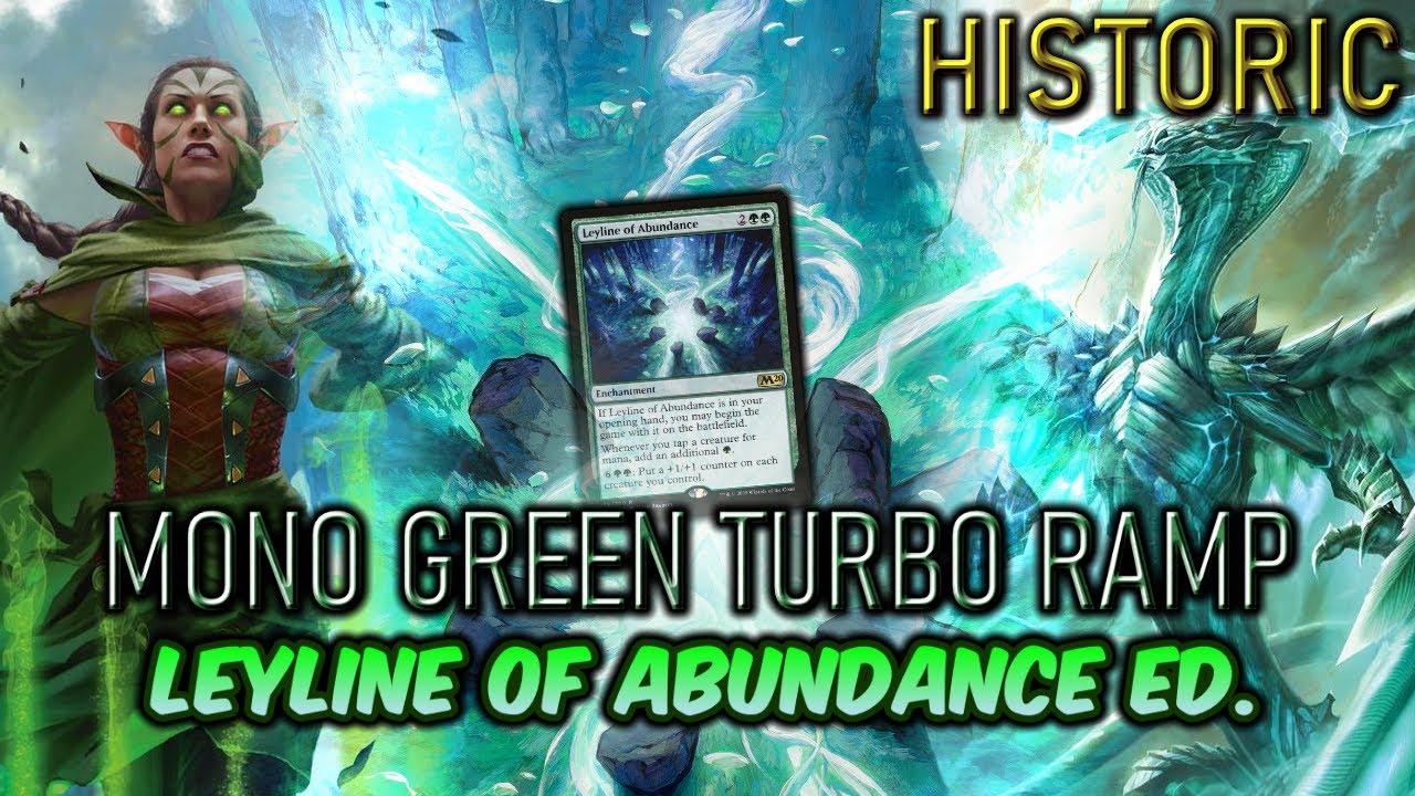 Mono Green Turbo Ramp | Post-Innistrad Alchemy List | Historic BO1 Ranked |  MTG Arena