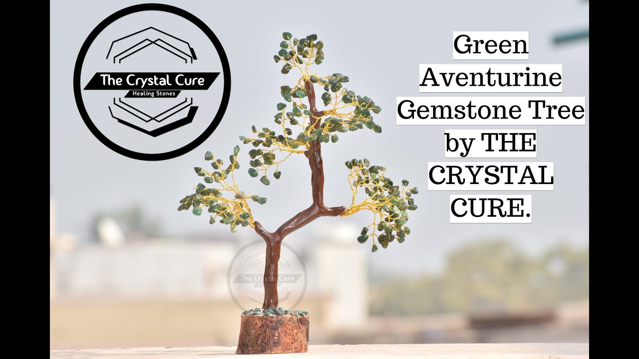 Green Aventurine Gemstone Healing tree by THE CRYSTAL CURE