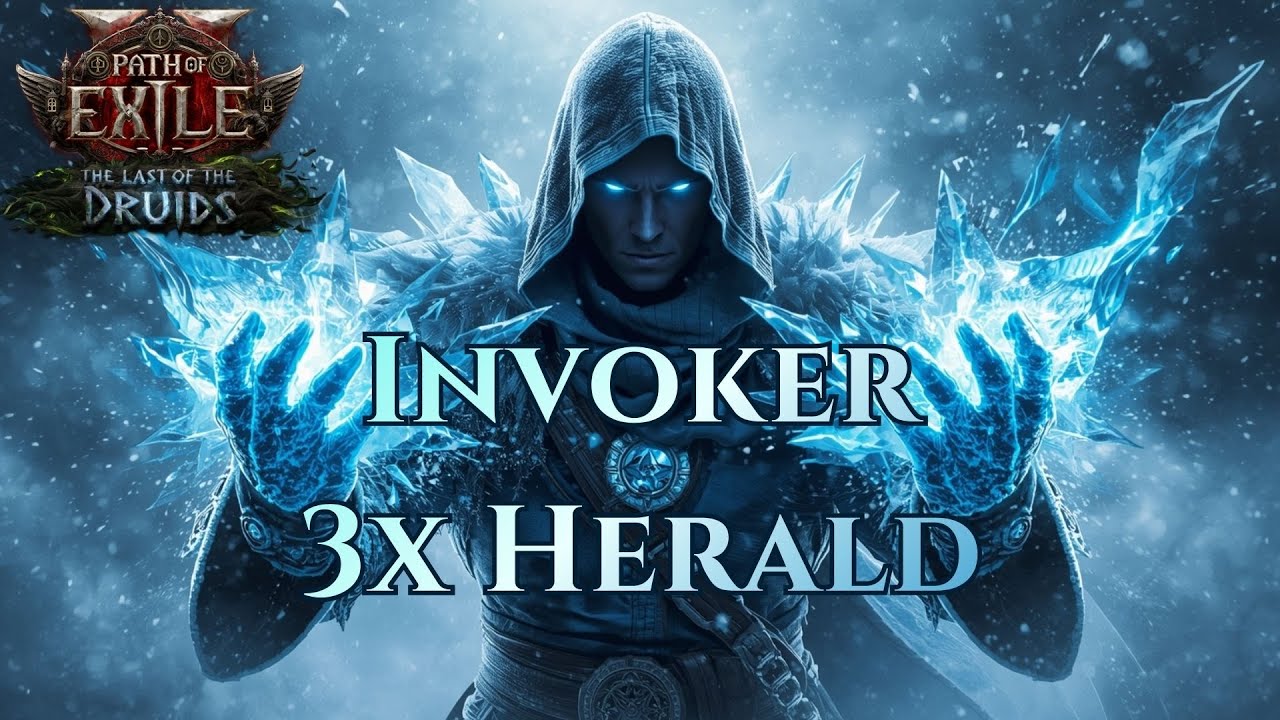 PoE 2 Invoker triple Herald - Whirlwind Slash | Monk Build | Path of Exile 2 | 0.4