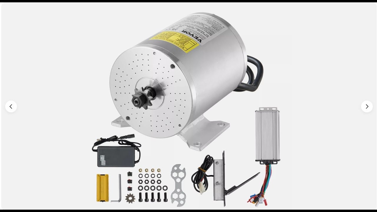 VEVOR Brushless DC Motor Kit - Bench Testing / Hookup