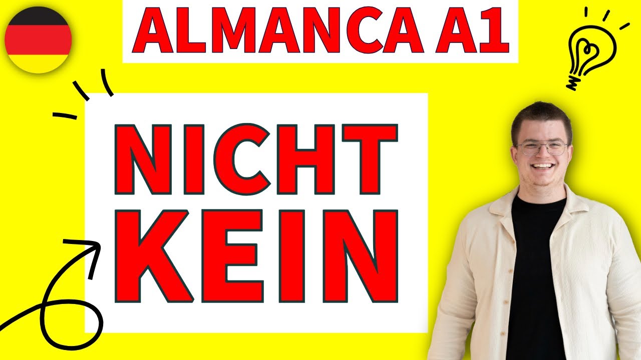 ALMANCA A1 GRAMER TAM KONU ANLATIMI - Nicht ve Kein Kullanımı ve arasındaki farklar