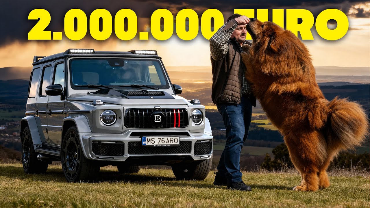 Câine de 1.300.000 euro și Brabus de 800 de cai