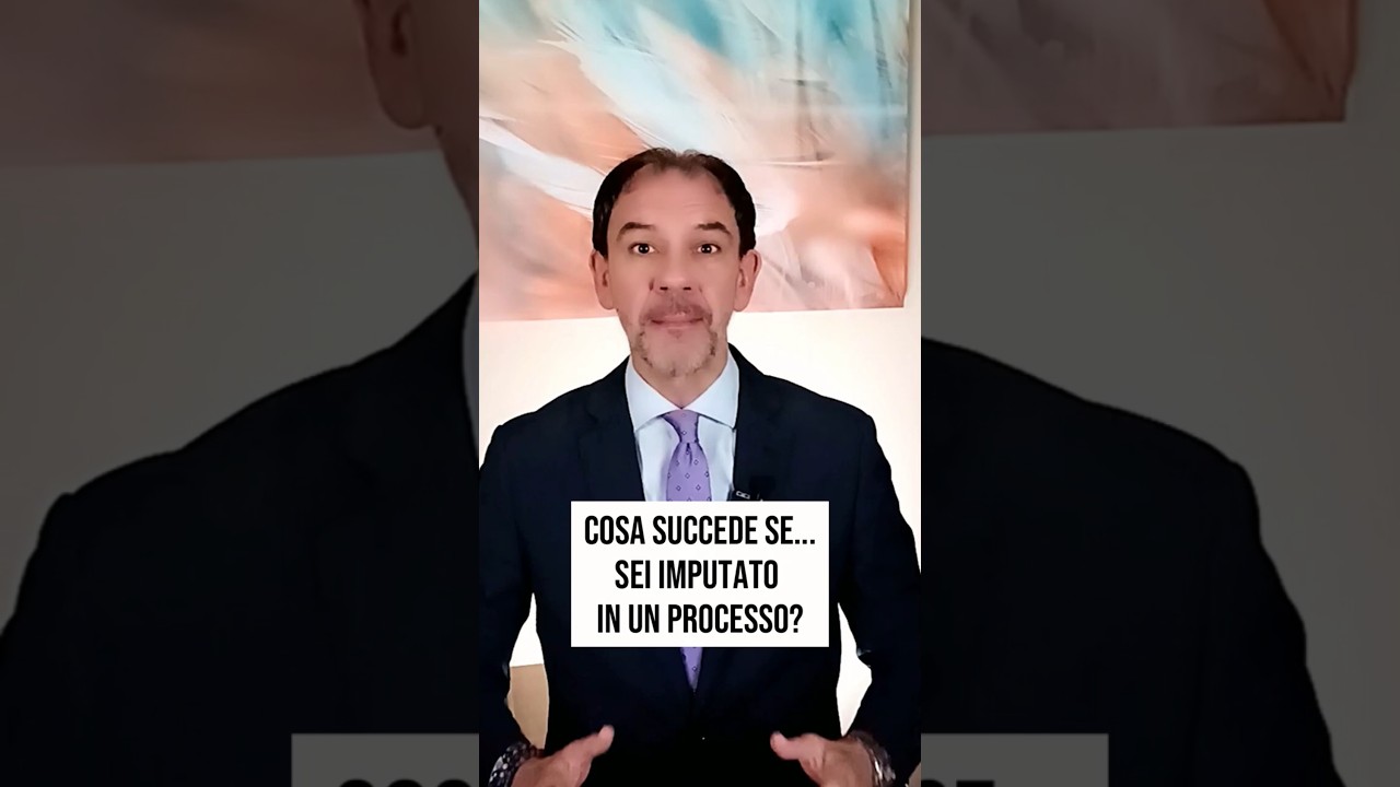 Che succede se sei imputato in un processo? #shorts