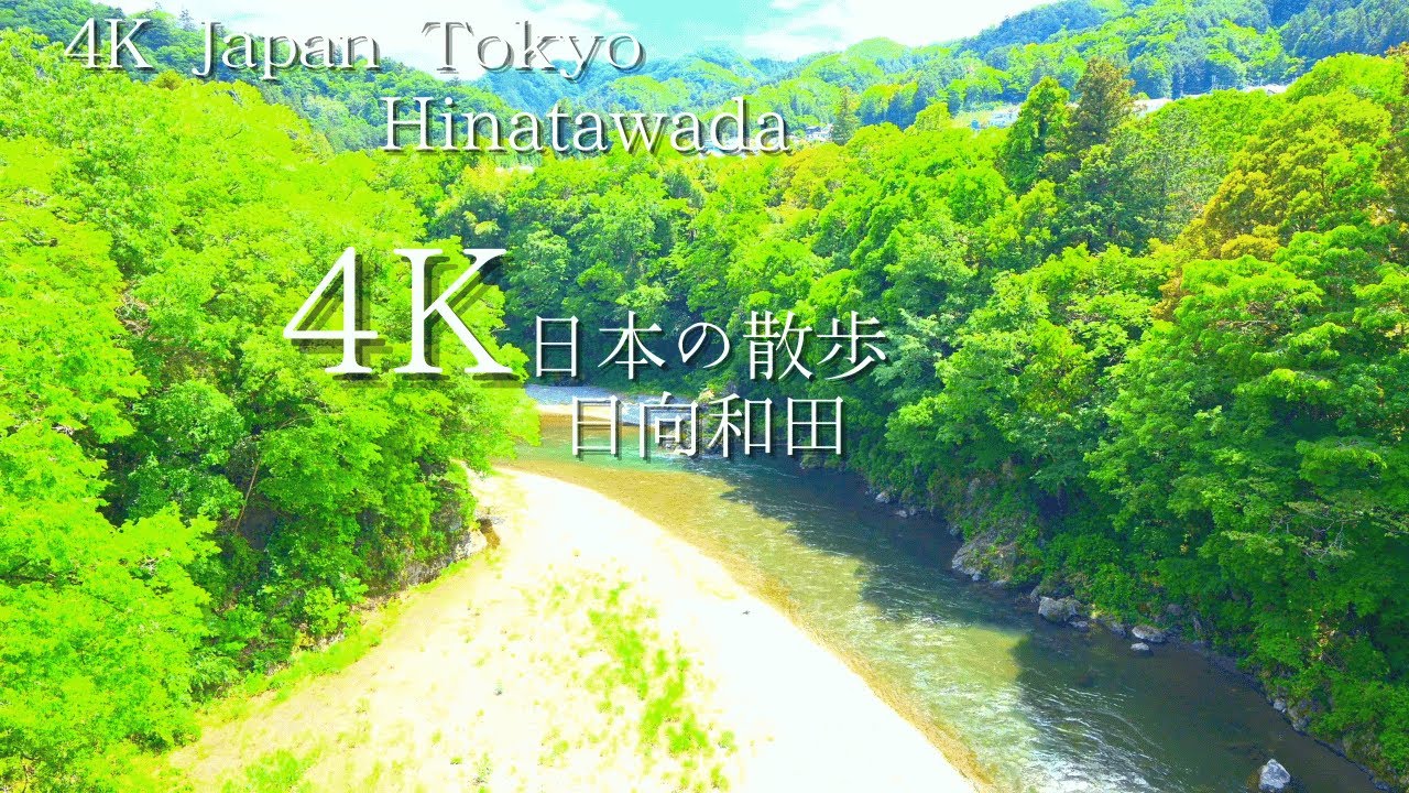 東京 日向和田駅から始まる散歩 4K HDR