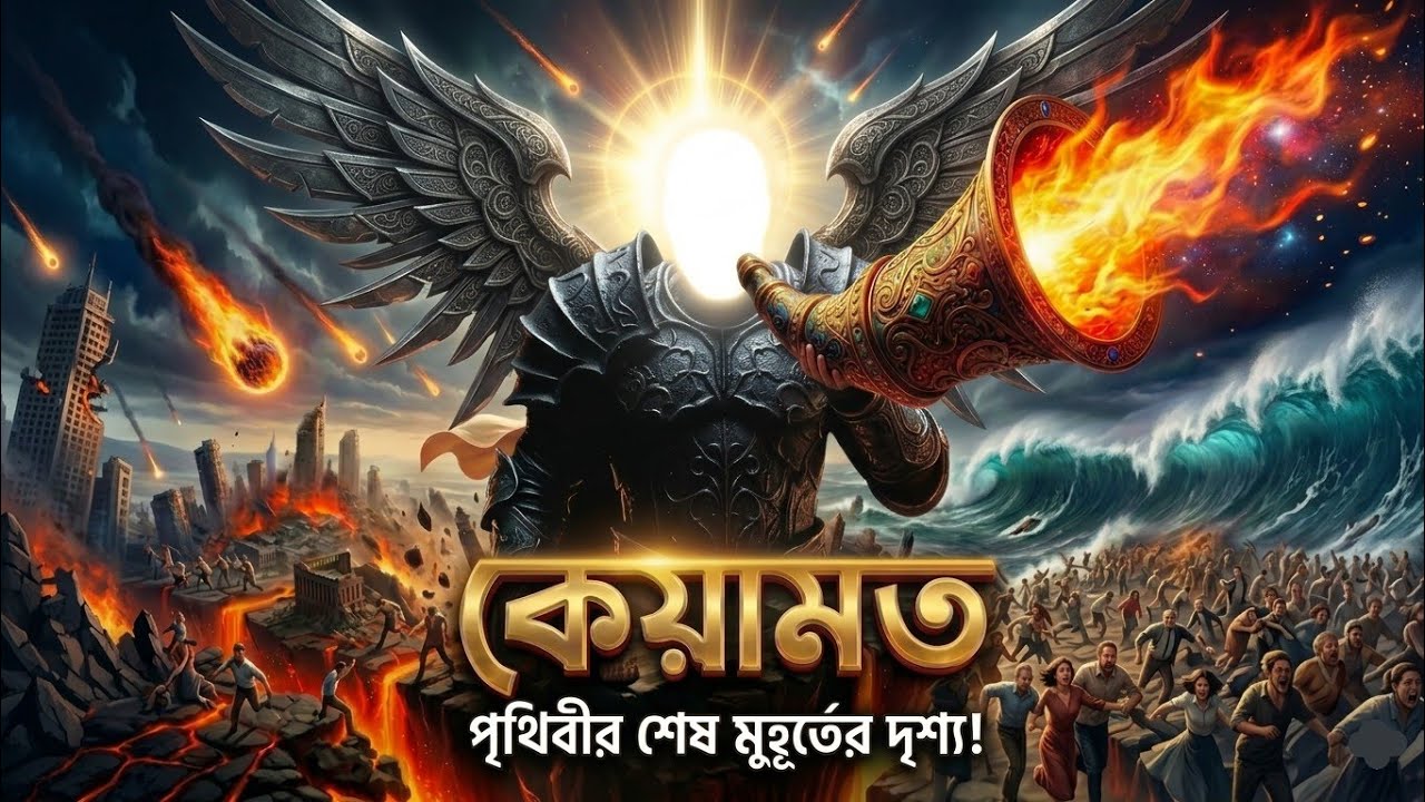 ইসরাফিলের প্রথম ফুঁ! কিয়ামতের ভয়ংকর দৃশ্য (হৃদয় কাঁপানো বর্ণনা