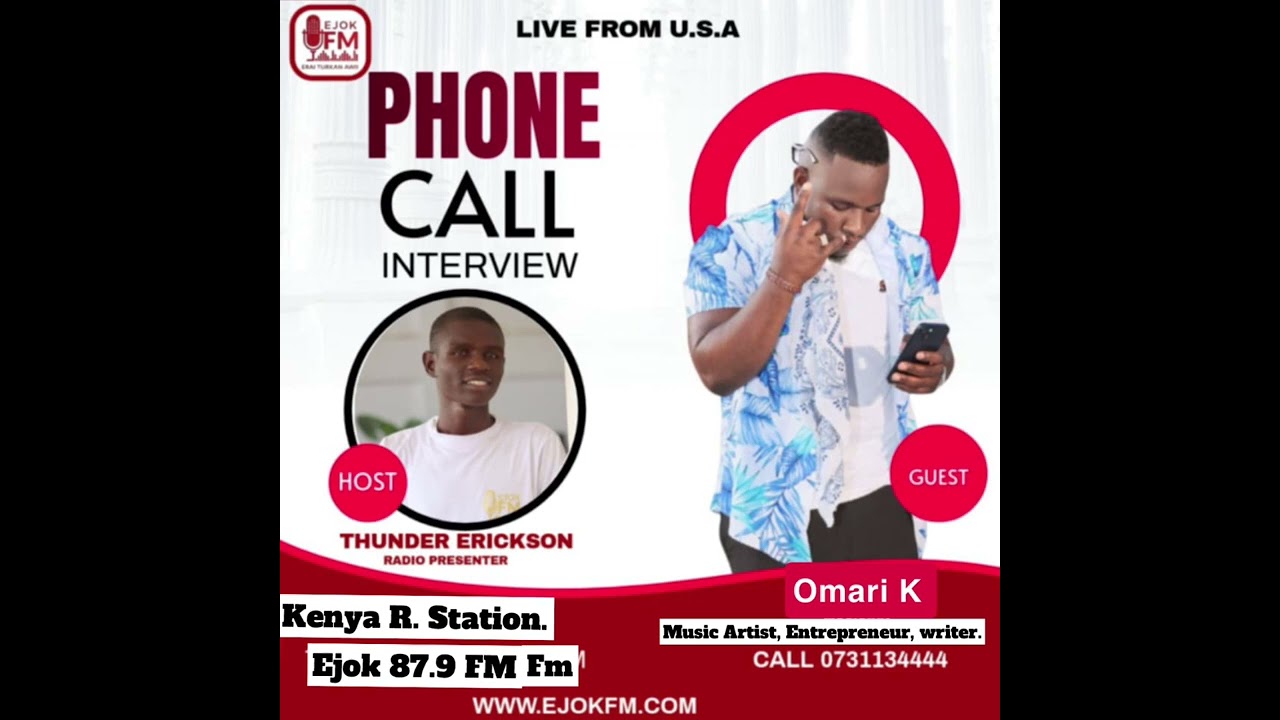 Omari K -Live Phone Interview With Ejok 87.9 Fm (Inside Kenya)