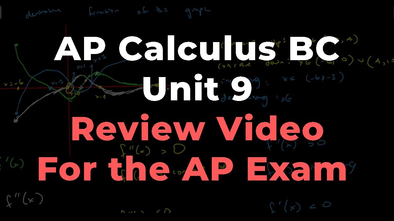 AP Calculus BC Unit 9 (Review for AP Exam)
