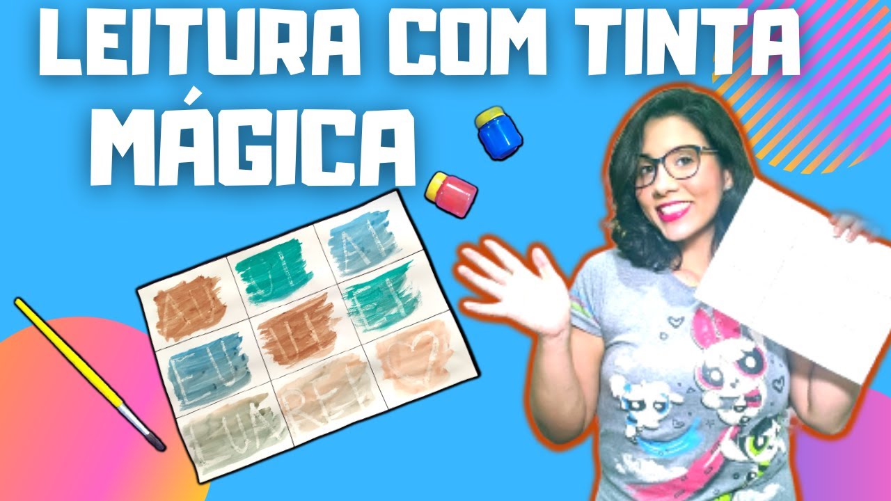PASSO A PASSO DE UMA ATIVIDADE LÚDICA E DIVERTIDA PARA A PRÁTICA DE LEITURA USANDO TINTA
