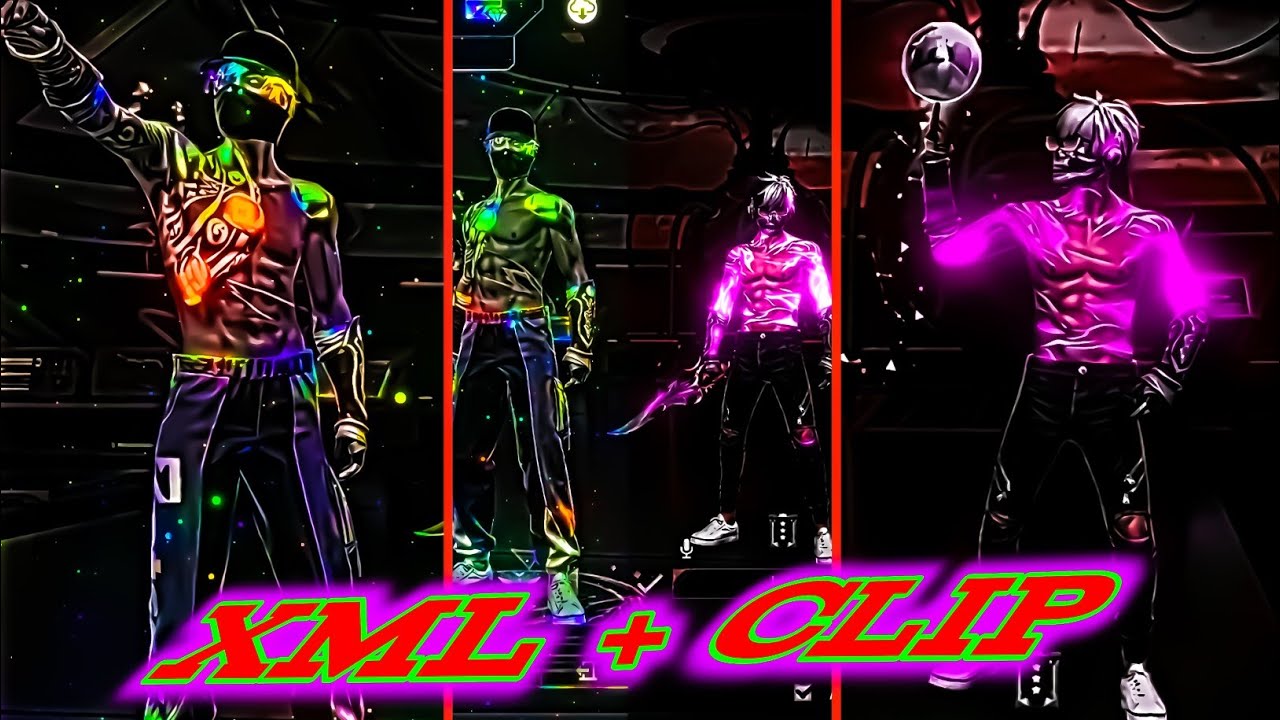 PINK AND RAINBOW GLOW (XML + CLIP) // XORD NEP OP