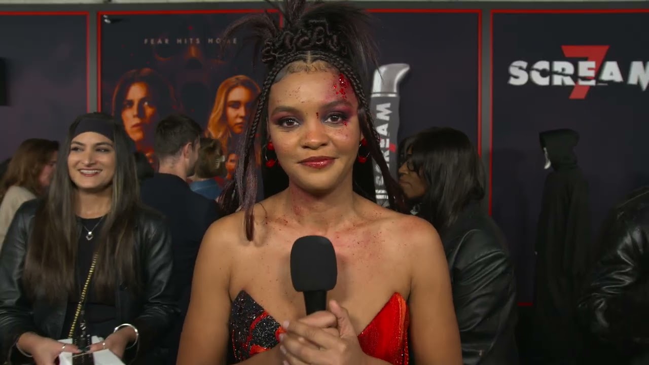 Scream 7 Los Angeles World Premiere - itw Celeste OConnor (Official Video)