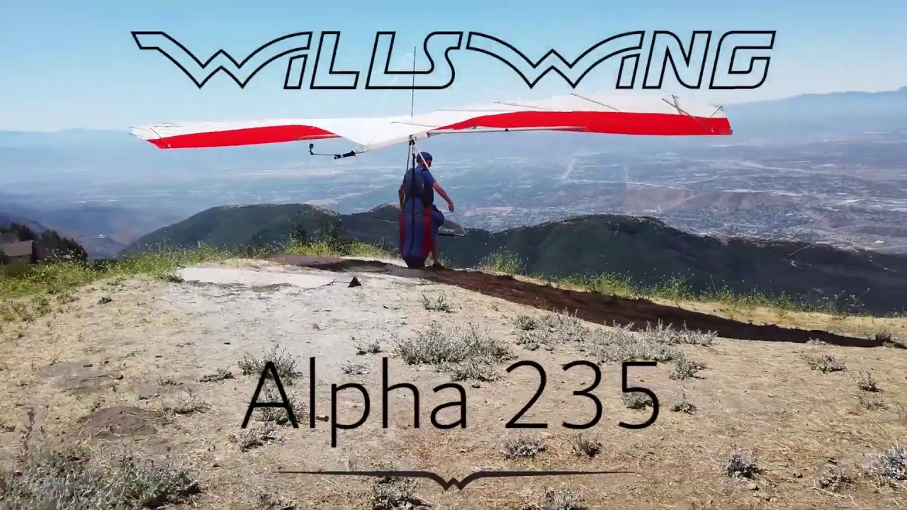 The New Wills Wing Alpha 235 Hang Glider (no sound)