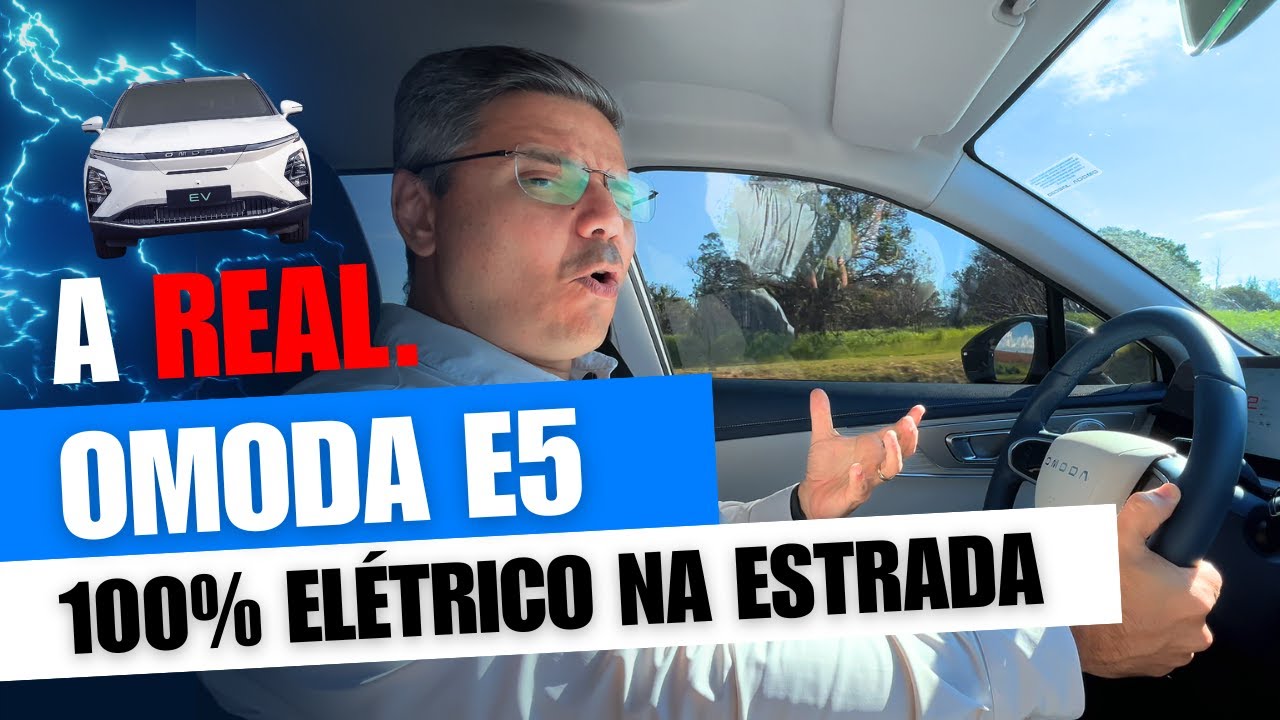 O 100% elétrico que SURPREENDEU. A verdade sobre o OMODA E5 na ESTRADA. Ele entrega o que PROMETE?