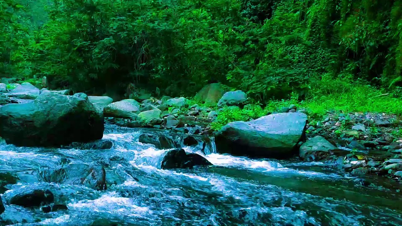 Powerful River Sounds for Deep Sleep  10 Hours Natural White Noise for Insomnia  Stress Relief