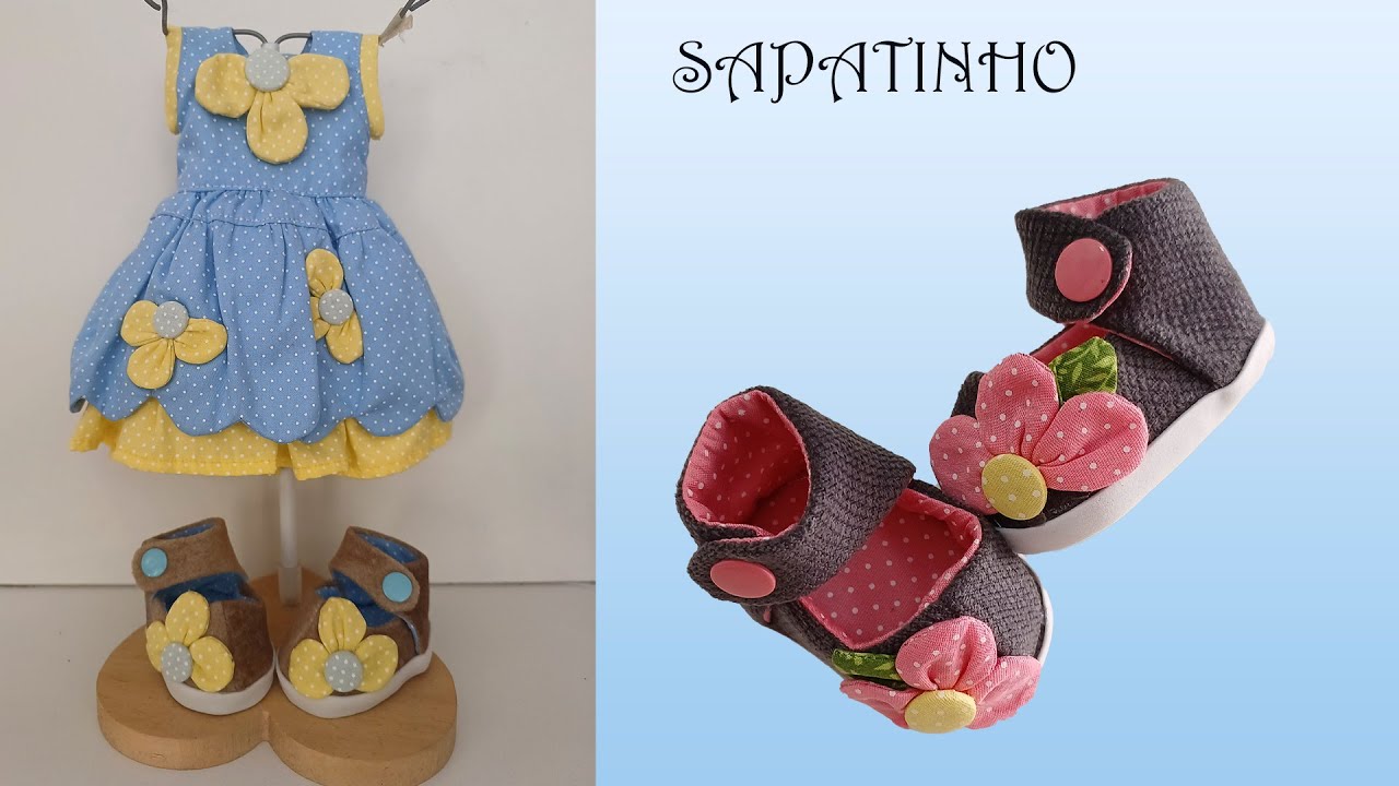 Sapatinho da boneca Luzia uma parte do vídeo completo
