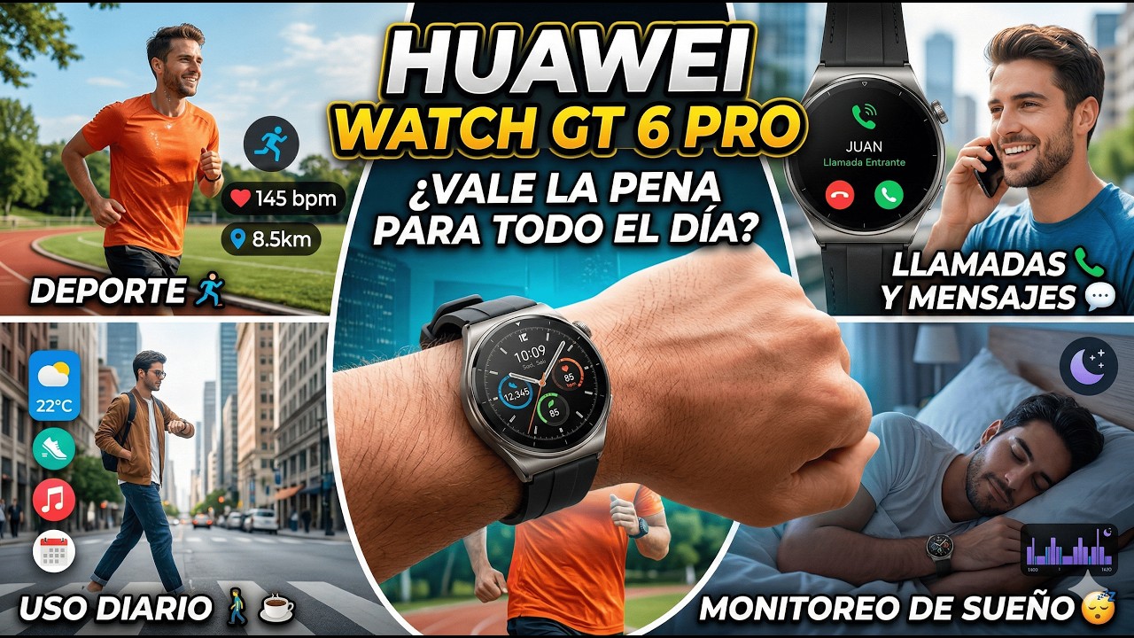 Poniendo a Prueba mi Huawei Watch GT 6 Pro