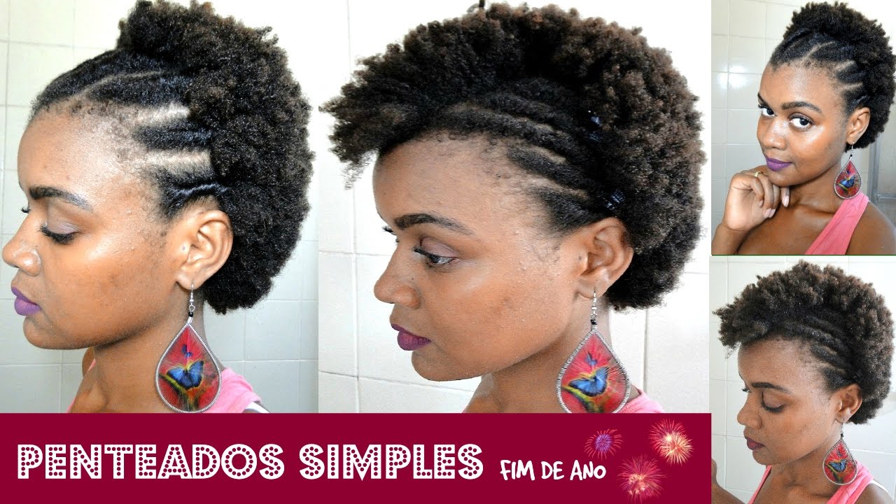 PENTEADOS SIMPLES| FIM DE ANO|CABELO TIPO 4|MIRIAM SILVA