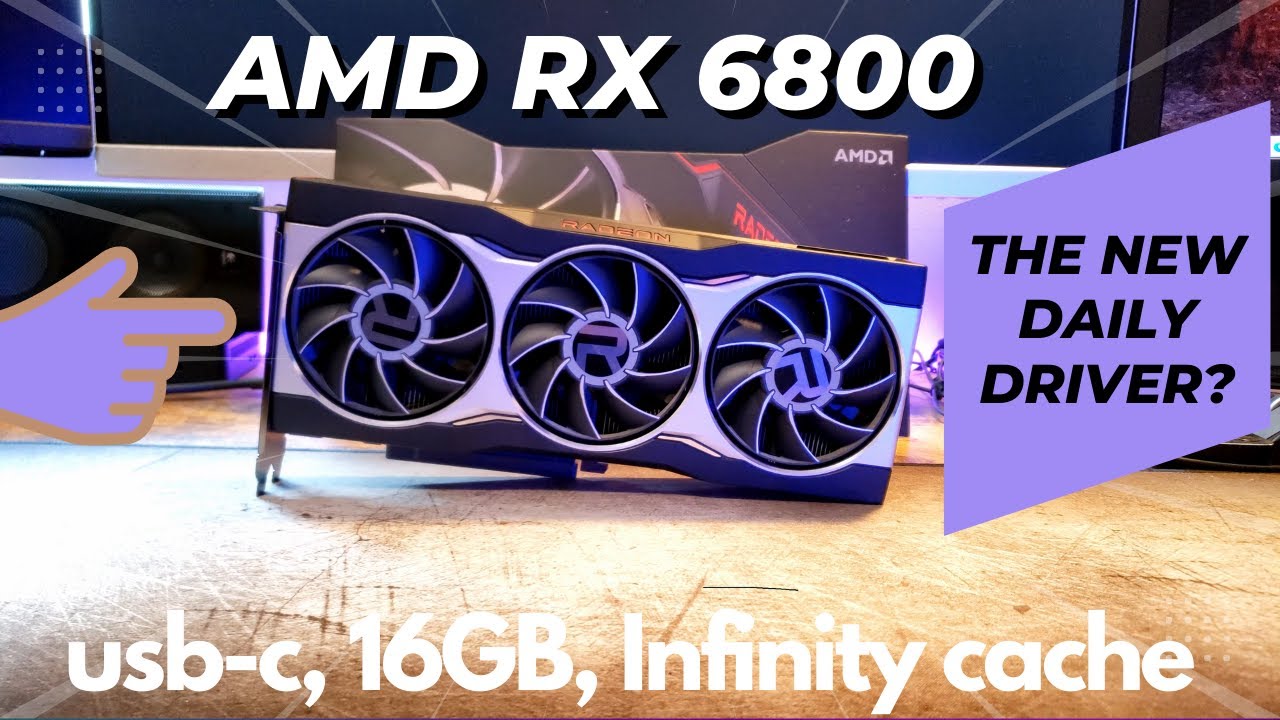 The AMD RX 6800 (non XT) is HERE! Quick unboxing and comparison.