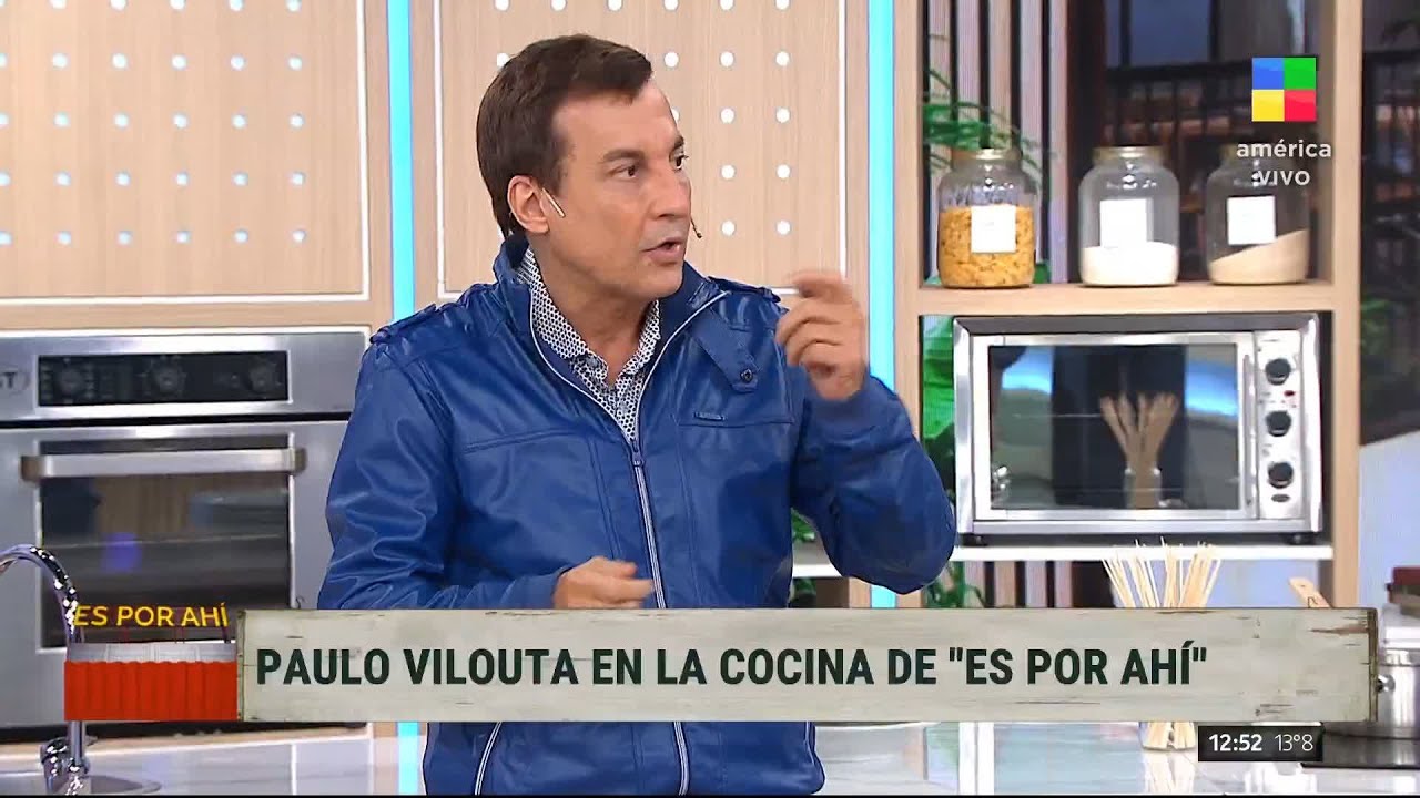 Paulo Vilouta en la cocina de Es Por Ah&iacute;