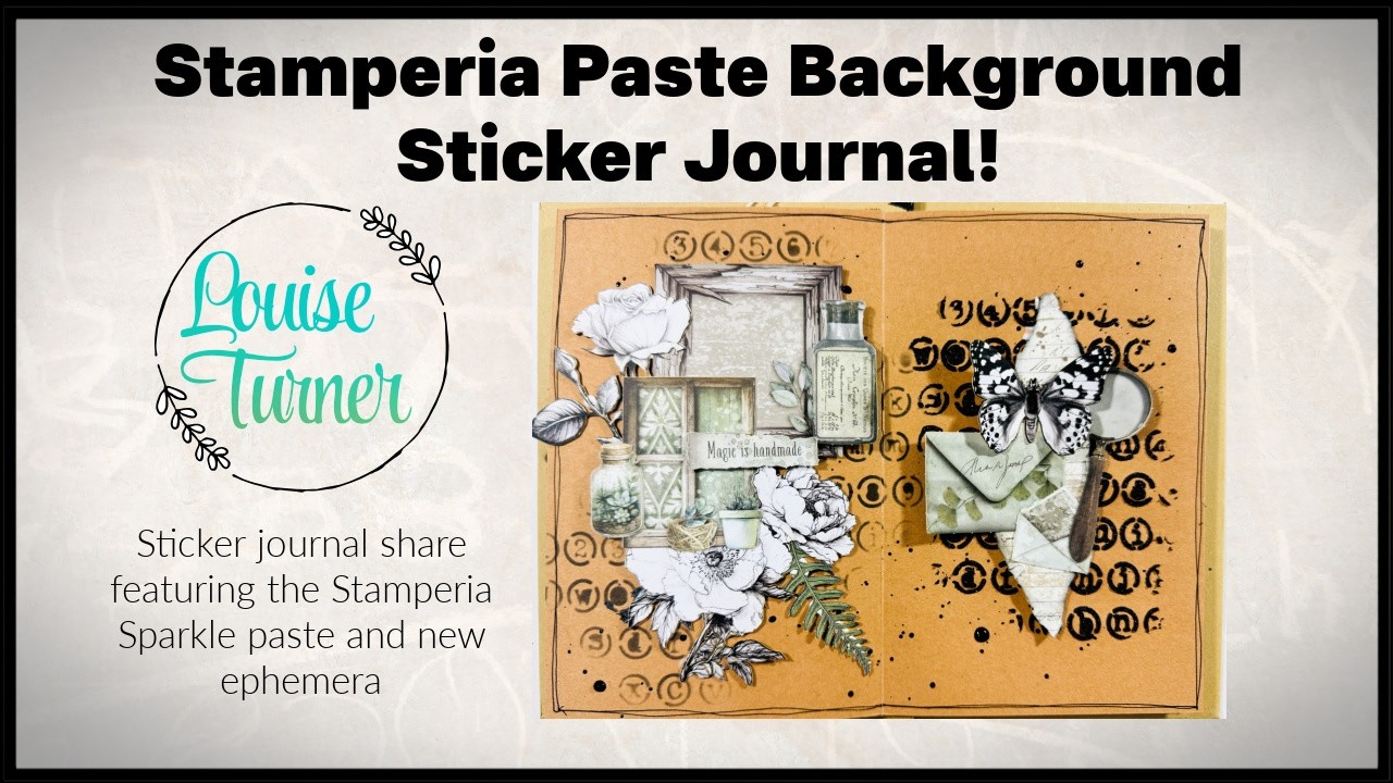 Sticker Journal - Creating with @Stamperiainternational products