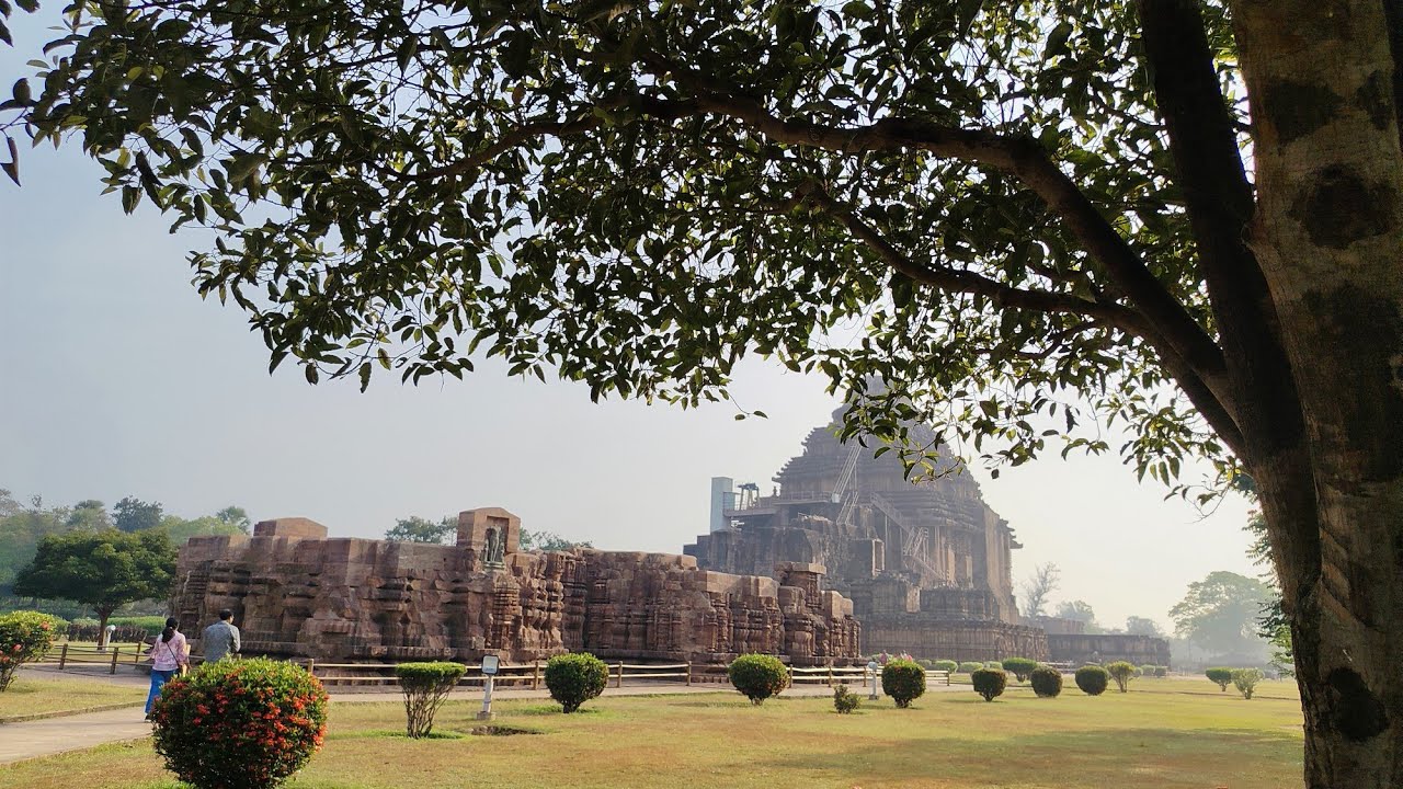 A sunny morning at Konark Sun Temple!  A beautiful place of India