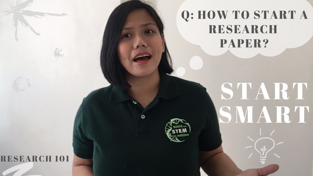 HOW TO START A RESEARCH PAPER  | QUANTITATIVE RESEARCH