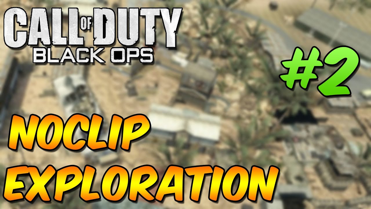 COD Black Ops Multiplayer Maps Noclip Exploration - Firing Range