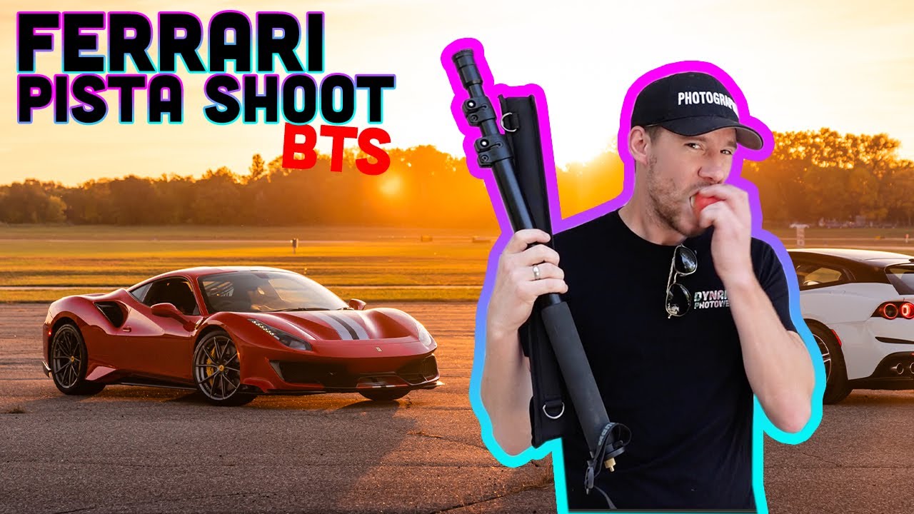Private Shoot at an Abandoned Airport - 2X FERRARIS!