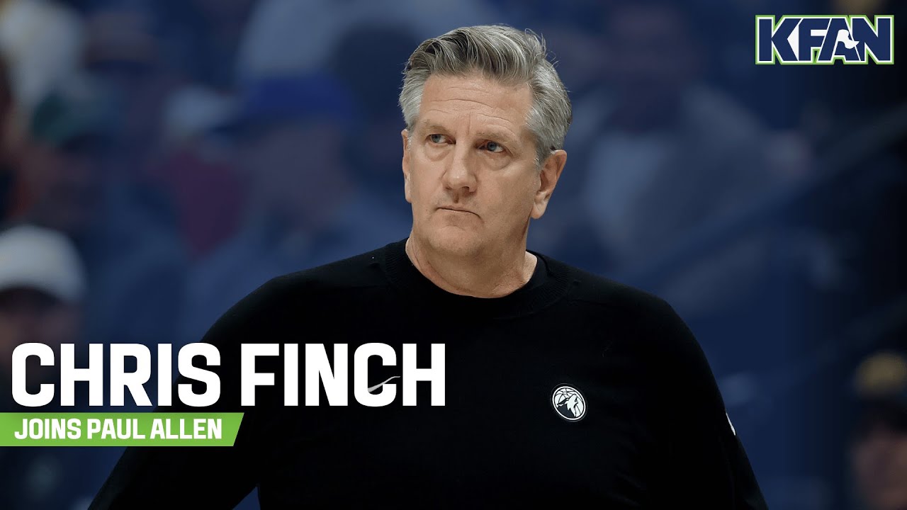 Timberwolves Head Coach Chris Finch joins Paul Allen