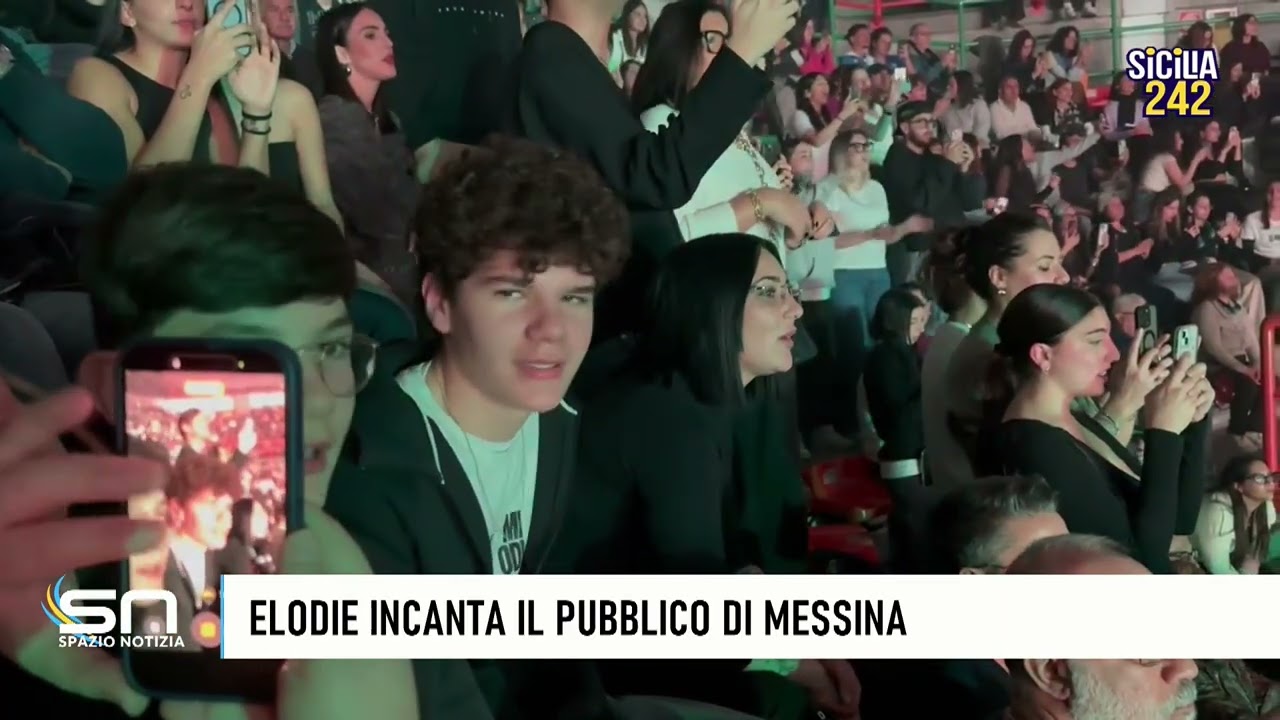 Messina: Elodie incanta il pubblico del PalaRescifina