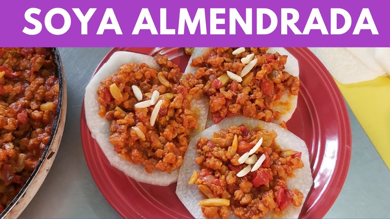 Soya almendrada, riquísima! .- RecetasdeLuzMa