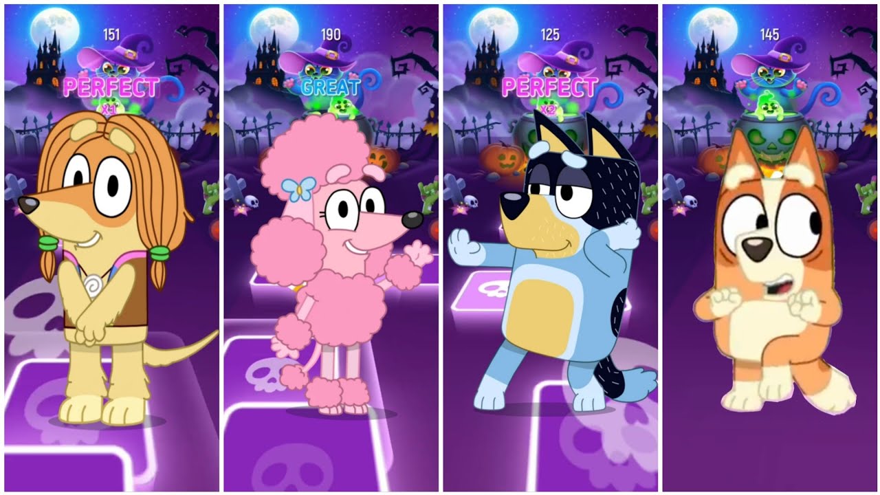 BLUEY BINGO-MINISODES FREINDS 🆚 BLUEY MAGIC 🆚BLUET FUNNY MoMENts 🎼🎼tiles hope
