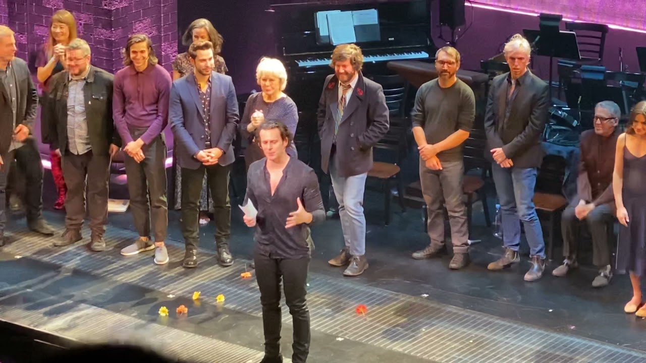 Spring Awakening 15th Anniversary Concert curtain call Jonathan Groff Lea Michele November 15, 2021