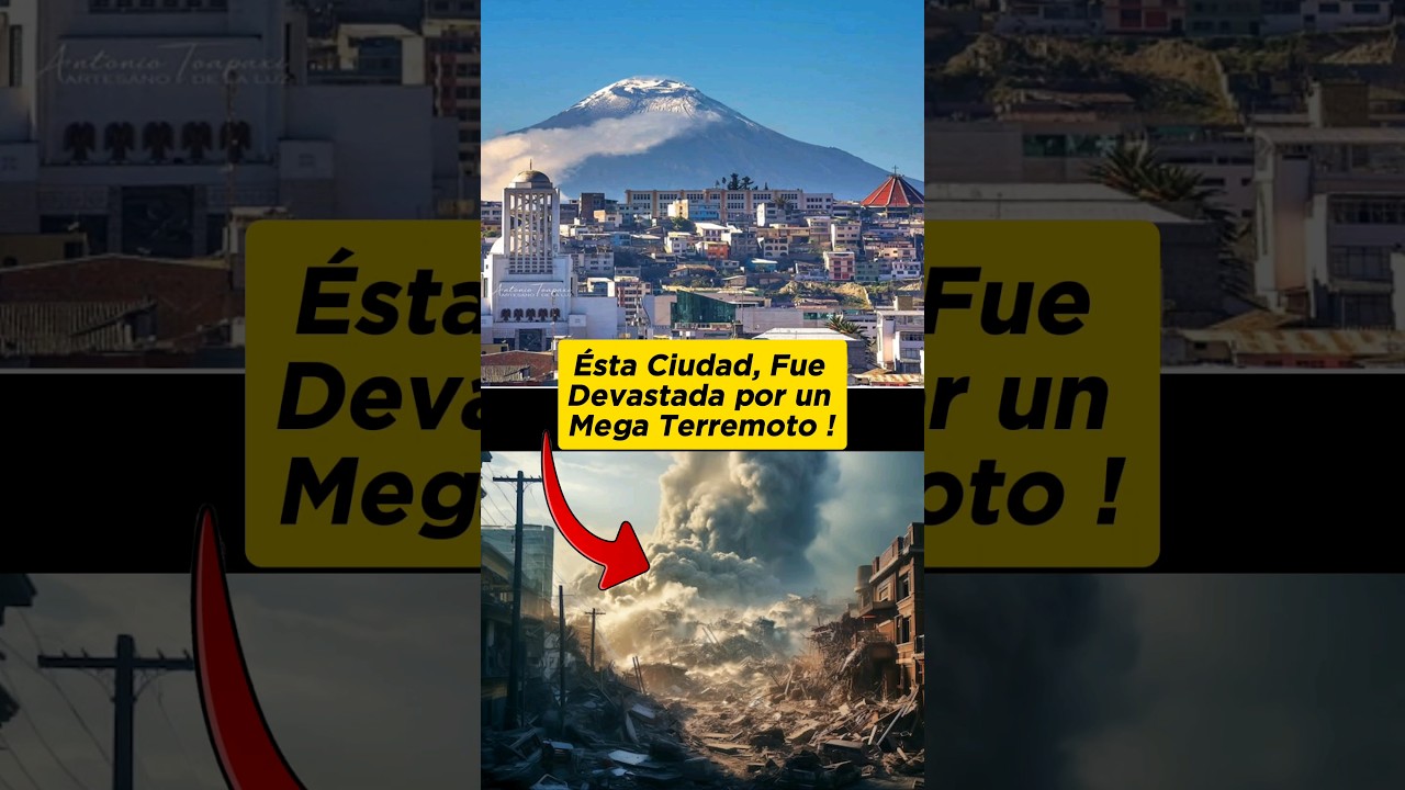 El Terremoto, que Sepult&oacute; a esta Ciudad 😱 #ambato #ecuador #travel #tour #tourism