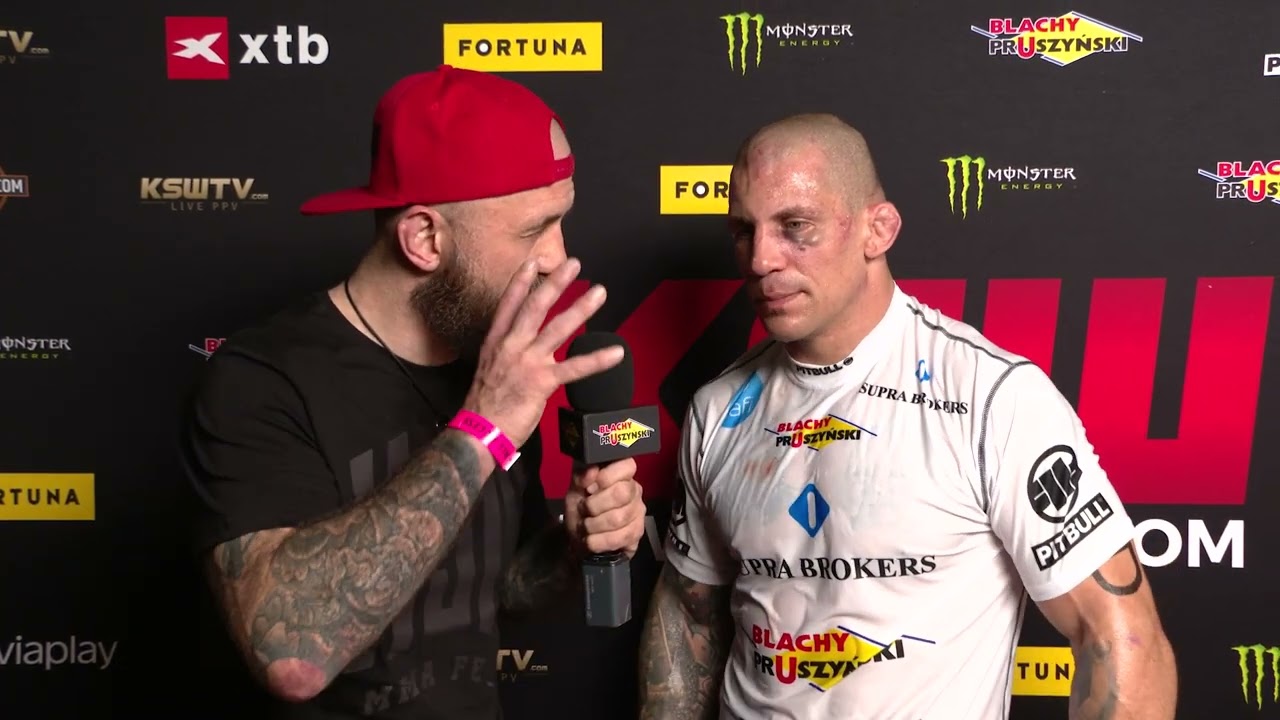 Damian Janikowski pokonuje Cezariusza Kęsika na KSW 84 | Wywiad backstage