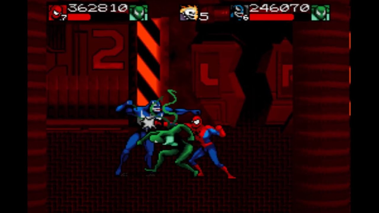 Spider-Man & Venom: Separation Anxiety Snes (Coop - No Continue - Read Description!)