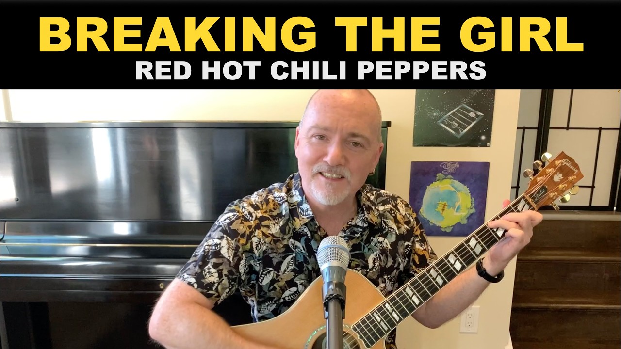 Breaking the Girl - Red Hot Chili Peppers - acoustic guitar cover by Dave Milliken
