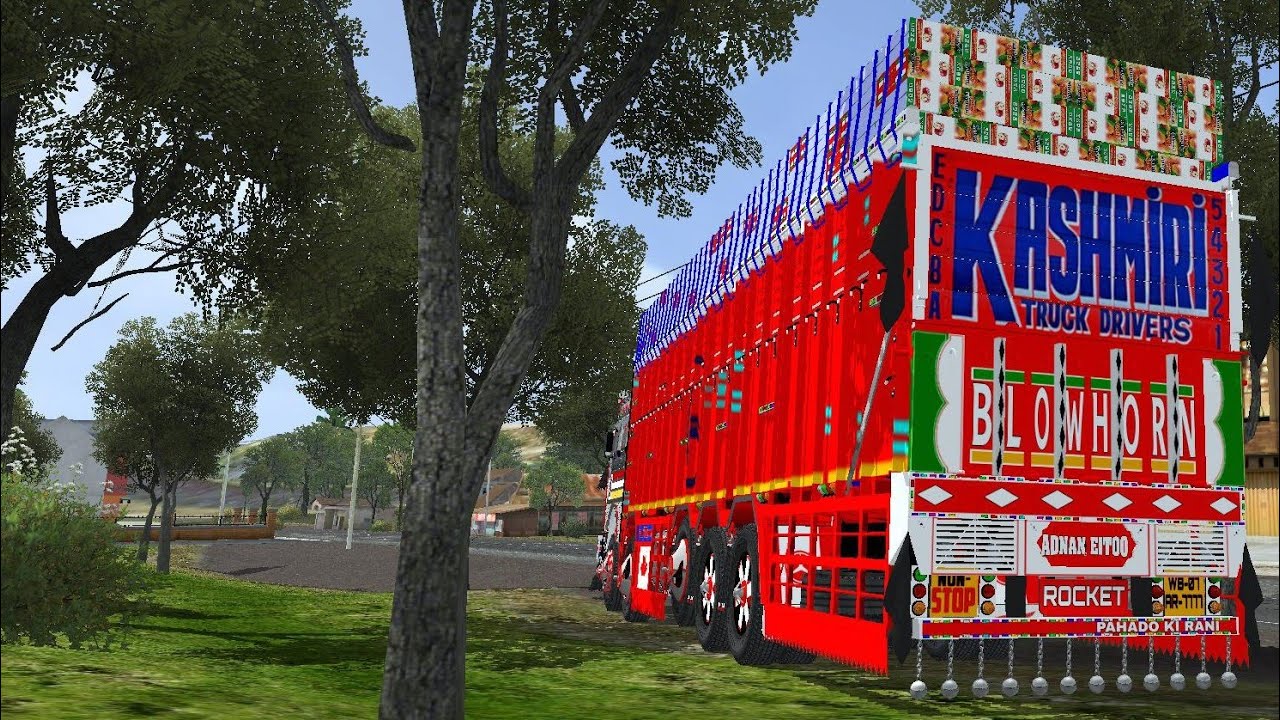 TATA 4225C TRUCK MOD ON GHAT ROADS || SIKKIM MAP MOD || GAMING ADDDA || BUS SIMULATOR INDONESIA || 💥