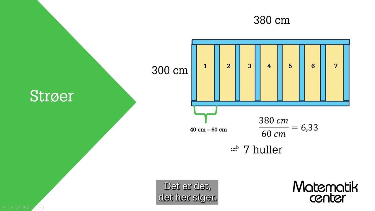 Matematik på arbejde - Tømrer: Terrasse
