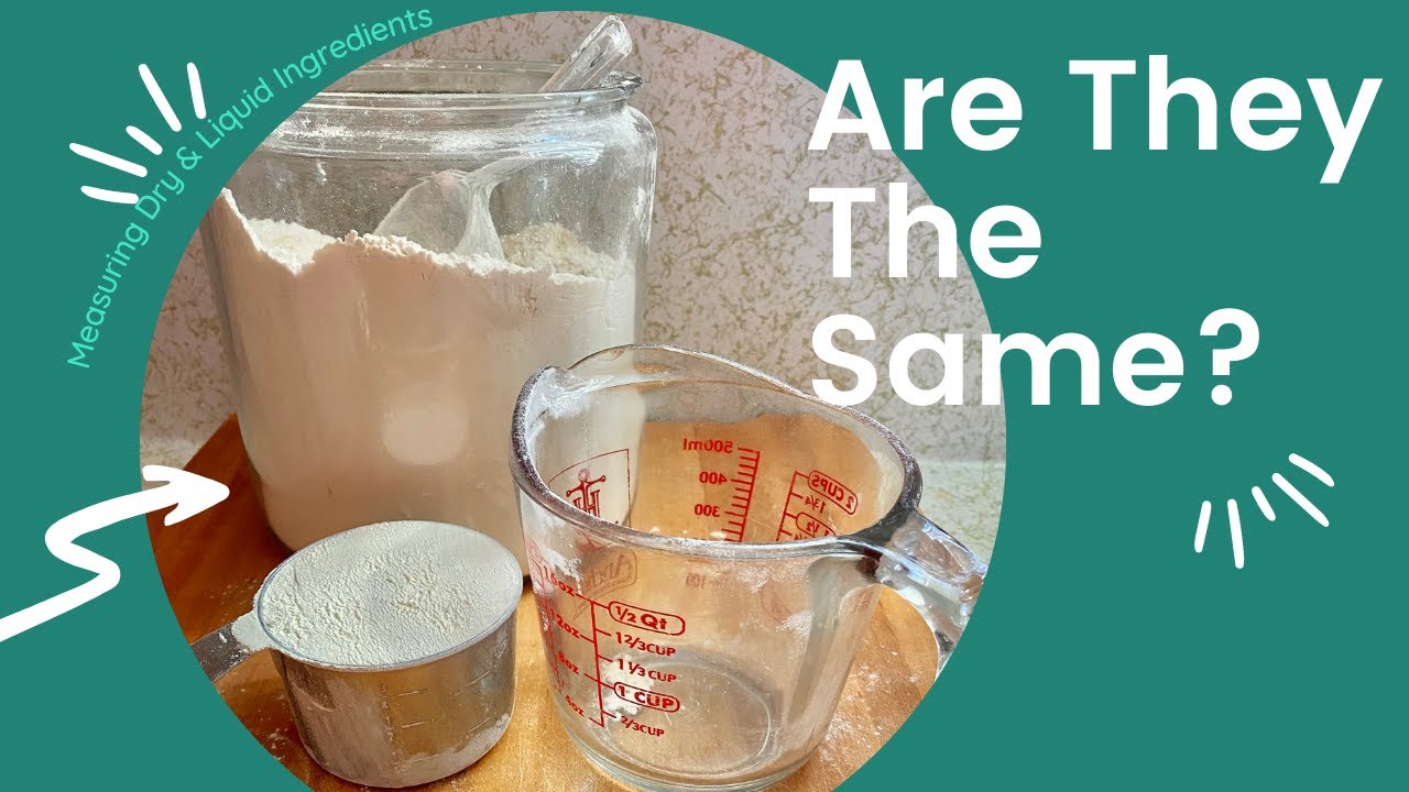 Measuring Dry and Liquid Ingredients