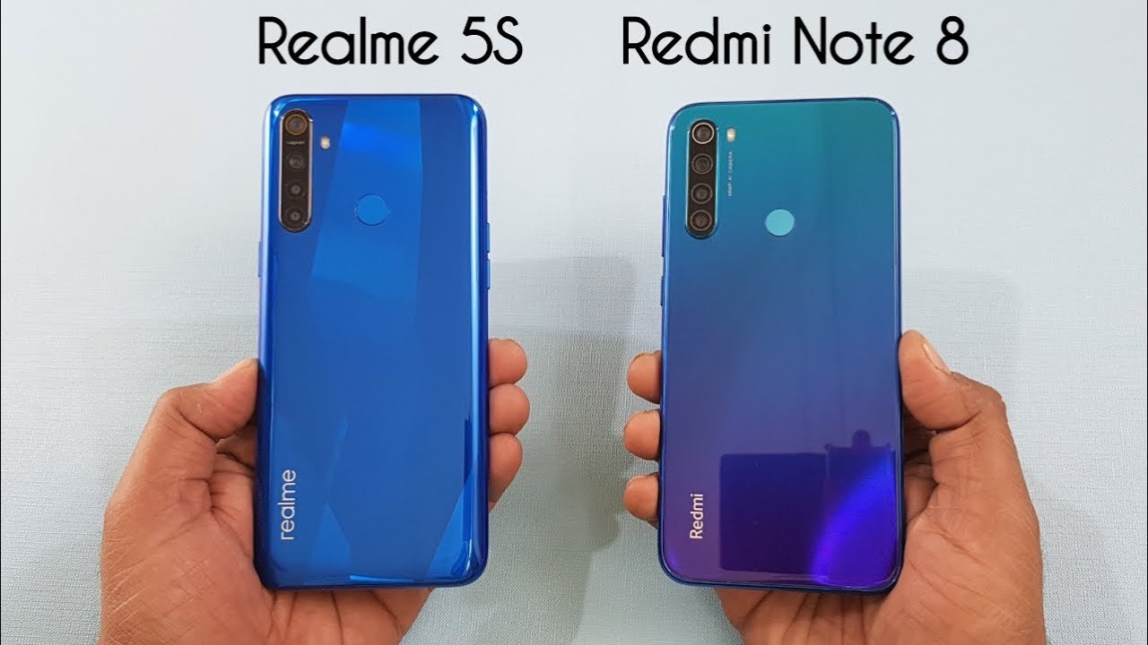 Realme 5S vs Redmi Note 8 SpeedTest & Camera Comparison